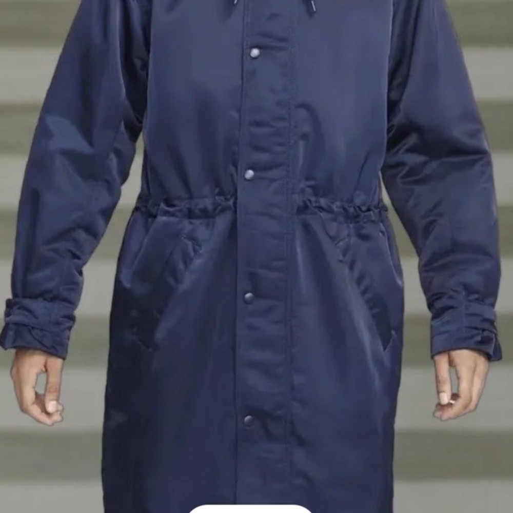 Nike Club Stadium Parka Jacket Navy. Blue